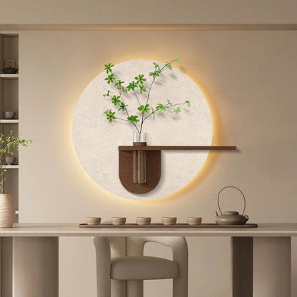 🌟 Décoration Murale Lumineuse – Élégance et Liberté Sans Fils