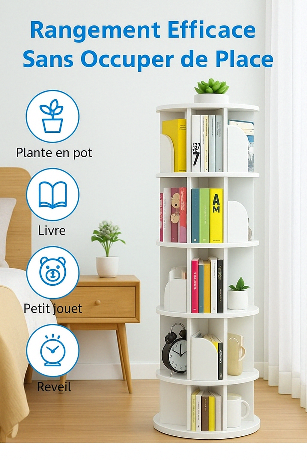 Étagère Tournante Multifonction